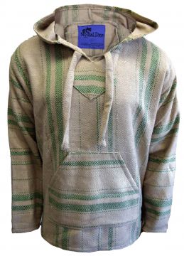 No Bad Days Baja Hoodie - Sand Green Diamond